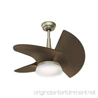 Casablanca 59138 Orchid Outdoor Ceiling Fan with Wall Control  Small  Pewter Revival - B01B9G5N8M