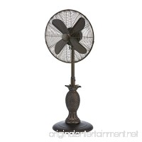 Designer Aire Oscillating Outdoor Standing Floor Fan for Quick Cooling  3-Speed 900  1100  1280 RPM Settings  Whisper Quiet with Adjustable 40-51 Inches Height  Fits Your Home Décor - B073XVXQB7