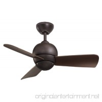 Emerson Ceiling Fans CF130ORB Tilo Modern Low Profile/Hugger Indoor Outdoor Ceiling Fan  Damp Rated  30-Inch Blades  Light Kit Adaptable  Oil Rubbed Bronze Finish - B00350MWMQ