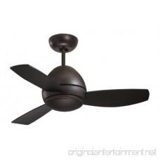 Emerson Ceiling Fans CF252ORB Curva 52-Inch Modern Indoor Outdoor Ceiling Fan With Light And Remote Wet Rated Oil Rubbed Bronze Finish - B00350KZO8