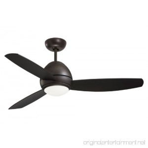 Emerson Ceiling Fans CF252ORB Curva 52-Inch Modern Indoor Outdoor Ceiling Fan With Light And Remote Wet Rated Oil Rubbed Bronze Finish - B00350KZO8