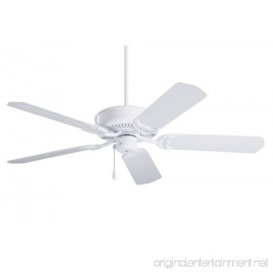 Emerson Ceiling Fans CF654WW Sea Breeze 52-Inch Indoor Outdoor Ceiling Fan Wet Rated Light Kit Adaptable Appliance White Finish - B0014A4JRK