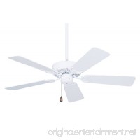 Emerson Ceiling Fans CF742PFWW Summer Night Indoor Outdoor Ceiling Fan  Damp Rated  42-Inch Blades  Light Kit Adaptable  Appliance White Finish - B0014A6JSW