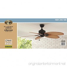 Hampton Bay Lillycrest 52 Indoor/Outdoor Aged Bronze Ceiling Fan - Model # 32711 - B01N7M1U9W