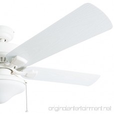 Honeywell Ceiling Fans 50513-01 Belmar Outdoor LED Ceiling Fan ABS Weatherproof Blades White - B07DK35F3G