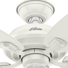 Hunter Fan 52 Indoor/Outdoor Ceiling Fan in Fresh White 5 blade - Rust Resistant (Certified Refurbished) - B06XNR37Y7
