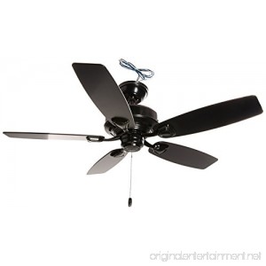 Hunter Fan Company 53351 Casual Sea Wind Matte Black Ceiling Fan 48 - B01CDFZ568