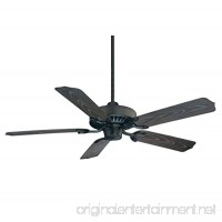 Savoy House 52-SGO-5CN-FB Lancer 52-Inch Ceiling Fan  Flat Black Finish with Outdoor Rated Chestnut Blades - B0039AO9X2