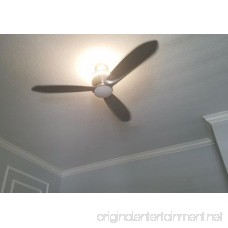Federigo 48 in. LED Indoor Brushed Nickel Ceiling Fan - B06Y2LV1BF