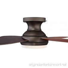 GE Kinsey 44 Bronze LED Indoor Ceiling Fan with SkyPlug Technology for Instant Plug and Play Mounting - B072N36BBQ