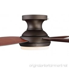 GE Kinsey 44 Bronze LED Indoor Ceiling Fan with SkyPlug Technology for Instant Plug and Play Mounting - B072N36BBQ