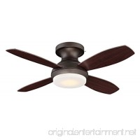 GE Kinsey 44" Bronze LED Indoor Ceiling Fan with SkyPlug Technology for Instant Plug and Play Mounting - B072N36BBQ