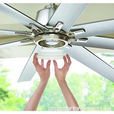 Home Decorators Collection Kensgrove 72 in. LED Indoor/Outdoor Brushed Nickel Ceiling Fan - B07453TFLM