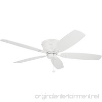 Honeywell Glen Alden 52-Inch Ceiling Fan  Hugger/Flush Mount  Low Profile  Five White/Maple Reversible Blades  White - B00KGKF2NE