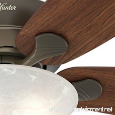 Hunter Fan 60 Great Room Ceiling Fan in New Bronze with Swirled Marble Glass Light Kit 5 Blade (Certified Refurbished) - B01N7T7P35