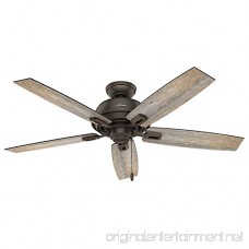 Hunter Fan Company 53336 Casual Donegan Onyx Bengal Ceiling Fan with Light 52 - B01CDFYT3I