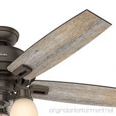 Hunter Fan Company 53336 Casual Donegan Onyx Bengal Ceiling Fan with Light 52 - B01CDFYT3I
