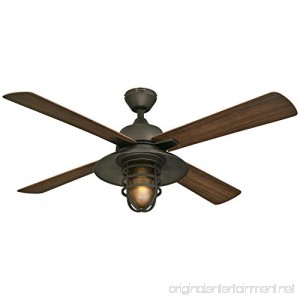 Westinghouse 7204300 Great Falls One-Light 52 ABS Resin Four-Blade Indoor/Outdoor Ceiling Fan Oil Rubbed Bronze - B01D66K3NI