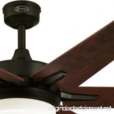 Westinghouse 7207800 Transitional Cayuga 60 inch Oil Rubbed Bronze Indoor Ceiling Fan Dimmable Led Light Kit with Opal Frosted Glass - B06XJDJ46F