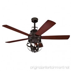 Westinghouse 7217100 Stella Mira 52-inch Oil Rubbed Bronze Indoor Ceiling Fan LED Light Kit Remote Control Included - B07B4CG3YT