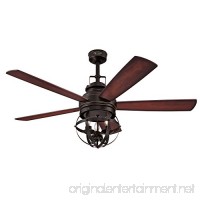 Westinghouse 7217100 Stella Mira 52-inch Oil Rubbed Bronze Indoor Ceiling Fan  LED Light Kit  Remote Control Included - B07B4CG3YT