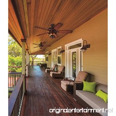 Westinghouse 7800000 Brentford 52-Inch Aged Walnut Indoor/Outdoor Ceiling Fan Light Kit with Clear Seeded Glass - B00JK5D486