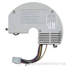 Anderic Replacement for Hampton Bay FAN10R Ceiling fan Receiver (FAN-10R used with Hampton Bay FAN9T FAN-9T Thermostatic Remote) - Controls Fan Reverse High Medium Low Off and Lights - B06XGN555Q