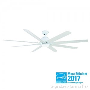 Home Decorators Collection Kensgrove 72 in. LED Indoor/Outdoor White Ceiling Fan with Light Kit and Remote Control - B076P1WPGF