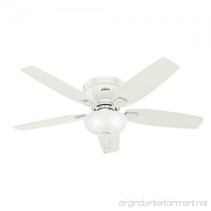 Hunter 53378 Kenbridge 52 Ceiling Fan with Light Large Fresh White - B06VVH6B2G