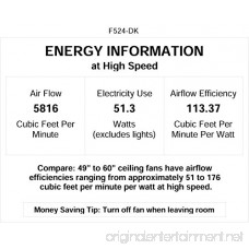 Minka Lavery F524-DK Ceiling Fan Minka Aire 52 - B06WW4YHPC