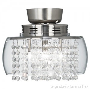 Possini Euro Design Crystal 11 Round Ceiling Fan Light Kit - B007Y5WRNC