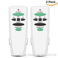 Ceiling Fan Remote Control Replacement of Hampton Bay UC7078T with up and Down Light (Just Remote Control 2 Pack) CFLRC342-01 - B07DH7TTJK