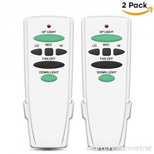 Ceiling Fan Remote Control Replacement of Hampton Bay UC7078T with up and Down Light (Just Remote Control 2 Pack) CFLRC342-01 - B07DH7TTJK