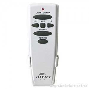 HIYILL HD6R Ceiling Fan Remote Control Transmitter with Reverse Button of Control Kit Replacement for Hampton Bay UC7078T CHQ7078T - B01NCOPKE4