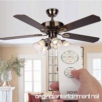 Universal Wireless Ceiling Fan Lamp Remote Controller Kit & Timing for Ceiling Fan Incandescent LED energy saving lamp 110V 220V - B07FK9FPT4