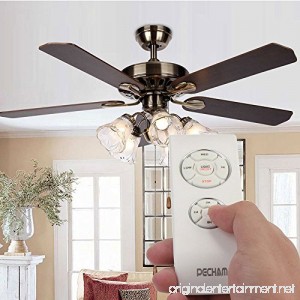 Universal Wireless Ceiling Fan Lamp Remote Controller Kit & Timing for Ceiling Fan Incandescent LED energy saving lamp 110V 220V - B07FK9FPT4